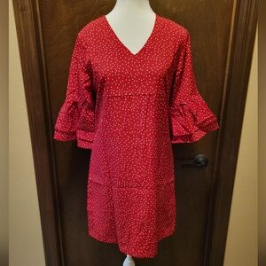 Red Polka Dot Dress NWT